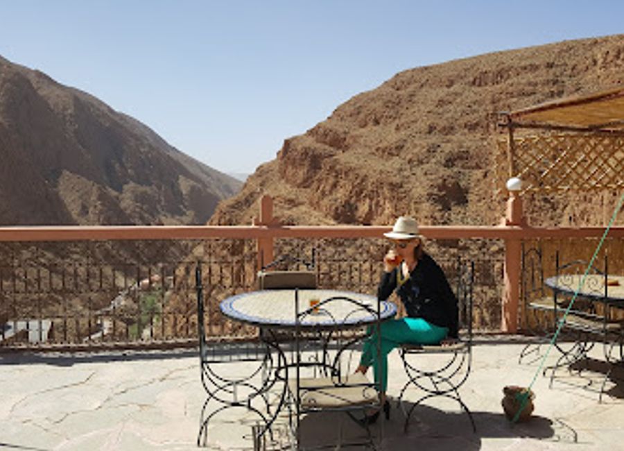 Discover the authentic flavors of Morocco at Café-Restaurant Timzzillite Chez Mohamed, where tradition meets taste in a vibrant dining atmosphere.