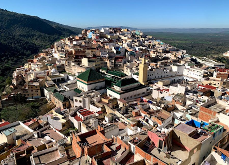 Experience the flavors of Morocco at Scorpion House, a must-visit lunch spot in the charming town of Moulay Idriss.