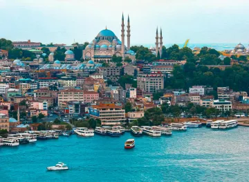 Fotoğraf : peyzaj, deniz, sahil, bulut, köprü, ufuk çizgisi, Şehir,  gökdelen, nehir, Cityscape, panorama, şehir merkezinde, Defne, Dönüm  noktası, Türkiye, İstanbul, güzel, yeşillik, Mavi Deniz, Hava fotoğrafı,  kentsel alan, Insan yerleşimi 4504x2983 - -