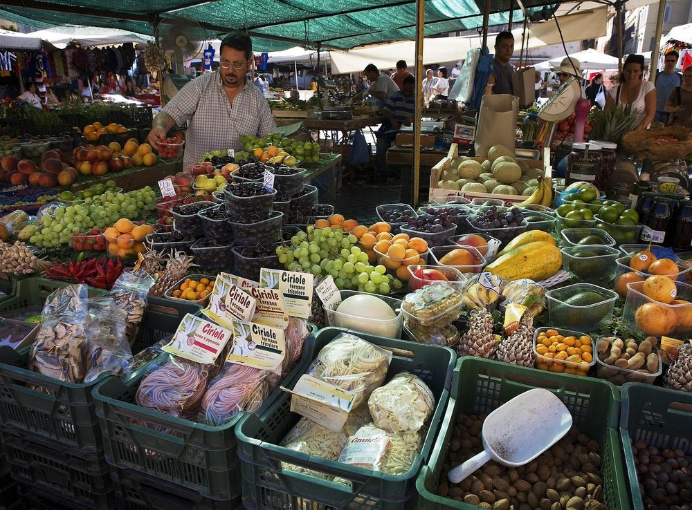 File:Mercato di Campo di Fiori Open Market, Rome - 1851.jpg - Wikimedia  Commons