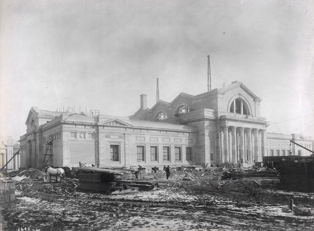 File:View of the construction of the Palace of Art at the 1904 World's Fair  site from the southwest, 7 January 1904.jpg - Wikimedia Commons