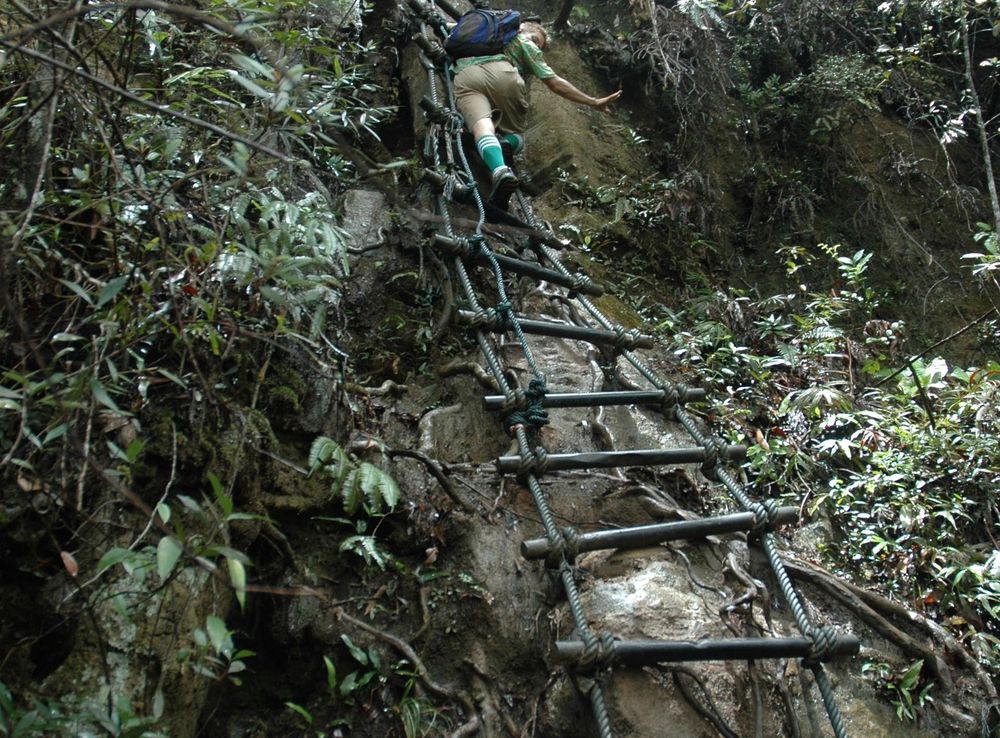 File:Ropes and ladders on santubong.jpg - Wikimedia Commons