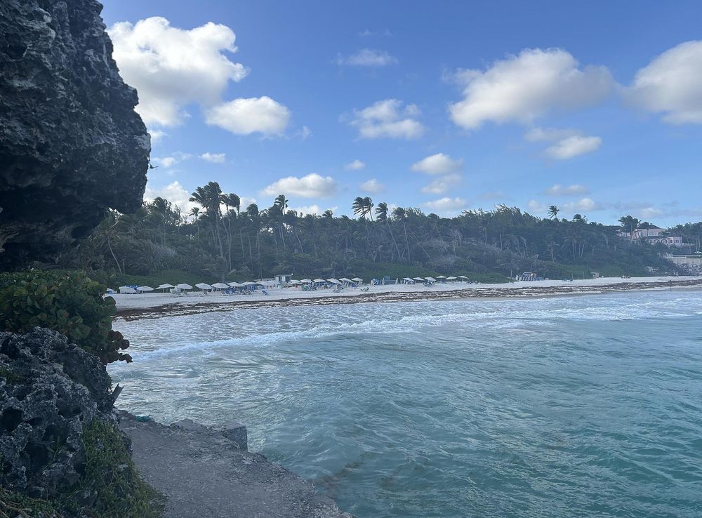 File:View of the beach at The Crane Resort in Barbados in March 2024.jpg -  Wikimedia Commons