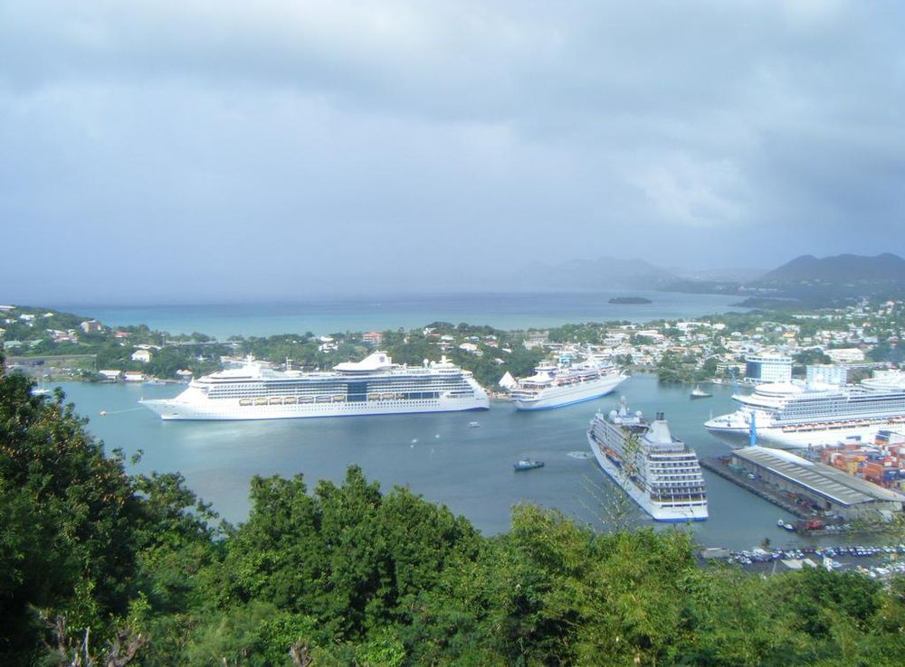 File:Castries Harbor from Morne Fortune, St Lucia.jpg - Wikimedia Commons