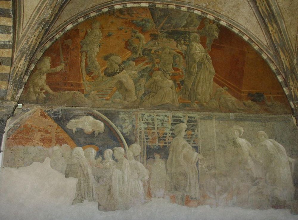 File:Museo di santa maria novella, chiostro verde affreschi di paolo  uccello 4.JPG - Wikimedia Commons