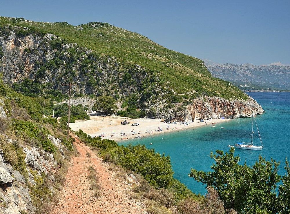 File:Gjipe beach, Albania.JPG - Wikimedia Commons
