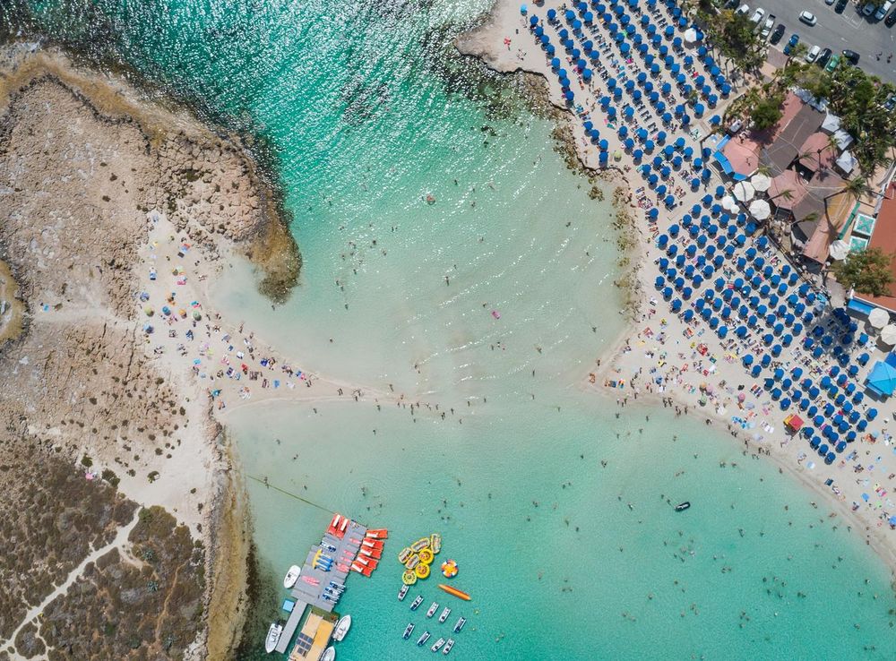 File:Nissi beach aerial Cyprus (29852122168).jpg - Wikimedia Commons