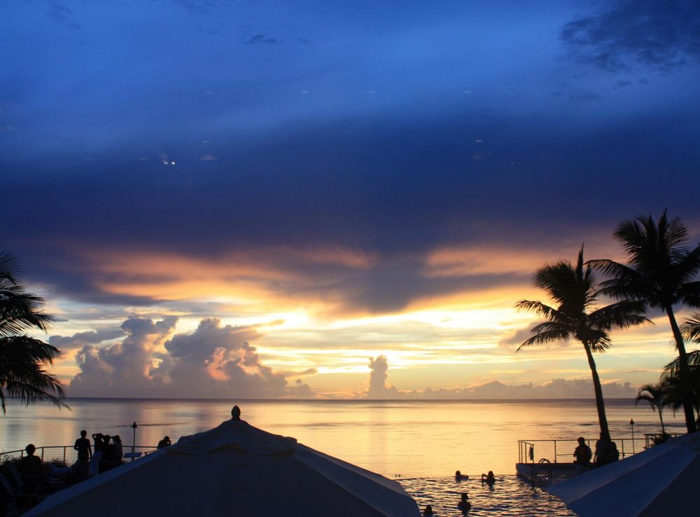 Sunset on the Beach in Guam image - Free stock photo - Public Domain photo  - CC0 Images