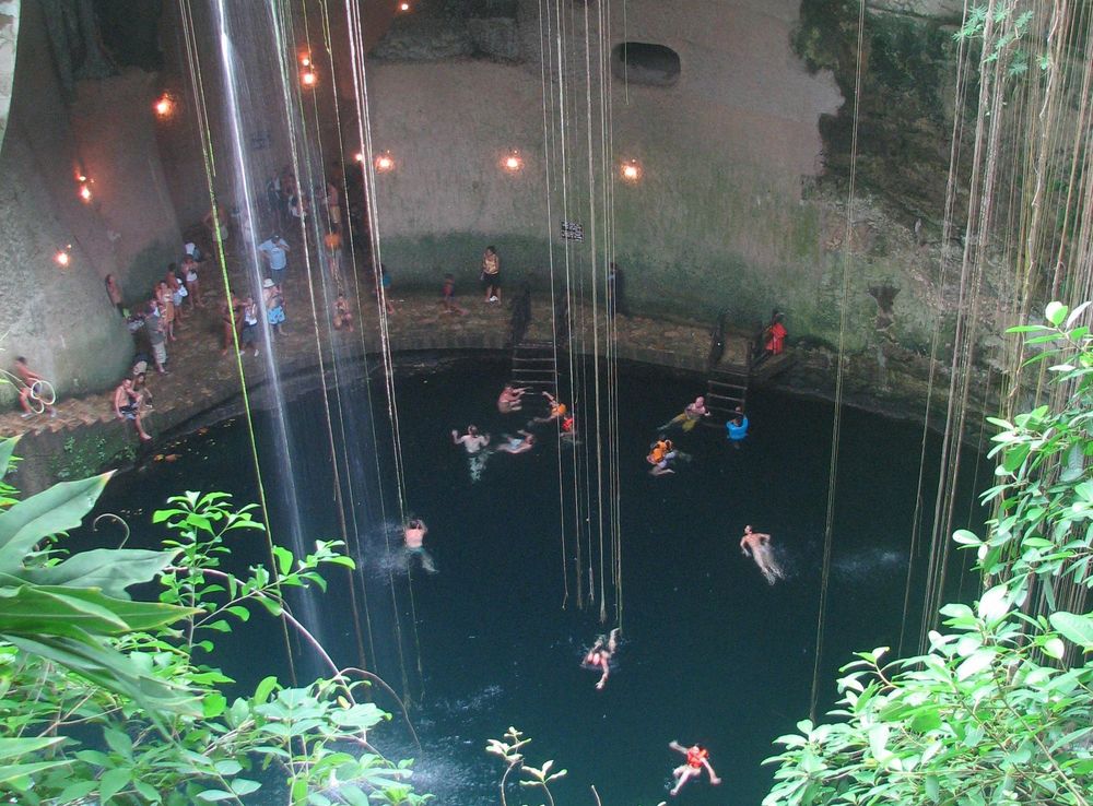 Free Images : rock, hole, flower, travel, pool, underground, swim, cave,  jungle, natural, fresh, backyard, garden, swimming, cavern, geology,  mexico, rainforest, deep, geologic, geological, water feature, yucatan,  destination, cenote, fish pond, sinkhole