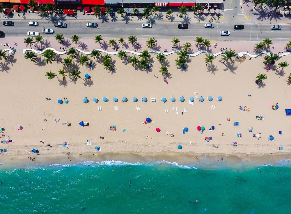 Immagini Belle : spiaggia, mare, acqua, Palma, vista aerea, vista drone,  atmosfera della terra 3511x1975 - - 1329820 - Immagini Gratis - PxHere
