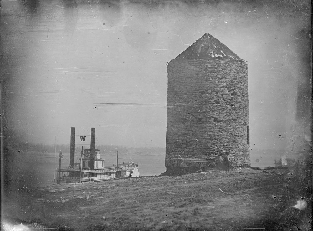File:Old Spanish Fort, later Roy's Mill, Riverfront at foot of Biddle  Street, Steamer Wyoming at river bank.jpg - Wikimedia Commons