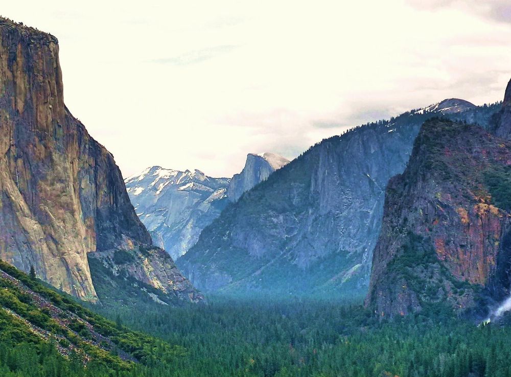 File:Half Dome and Bridalveil Falls from Tunnel View Yosemite National Park  ,( 2012) (2).jpg - Wikimedia Commons