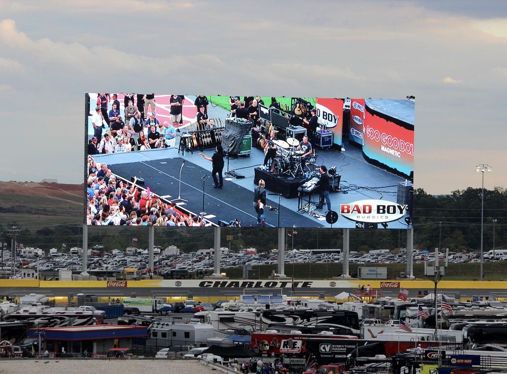 File:Charlotte Motor Speedway video screen.jpg - Wikimedia Commons