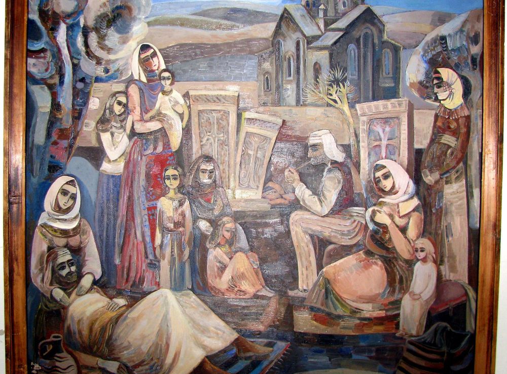 File:Armenian painting at the art museum in Vanadzor.jpg - Wikimedia Commons