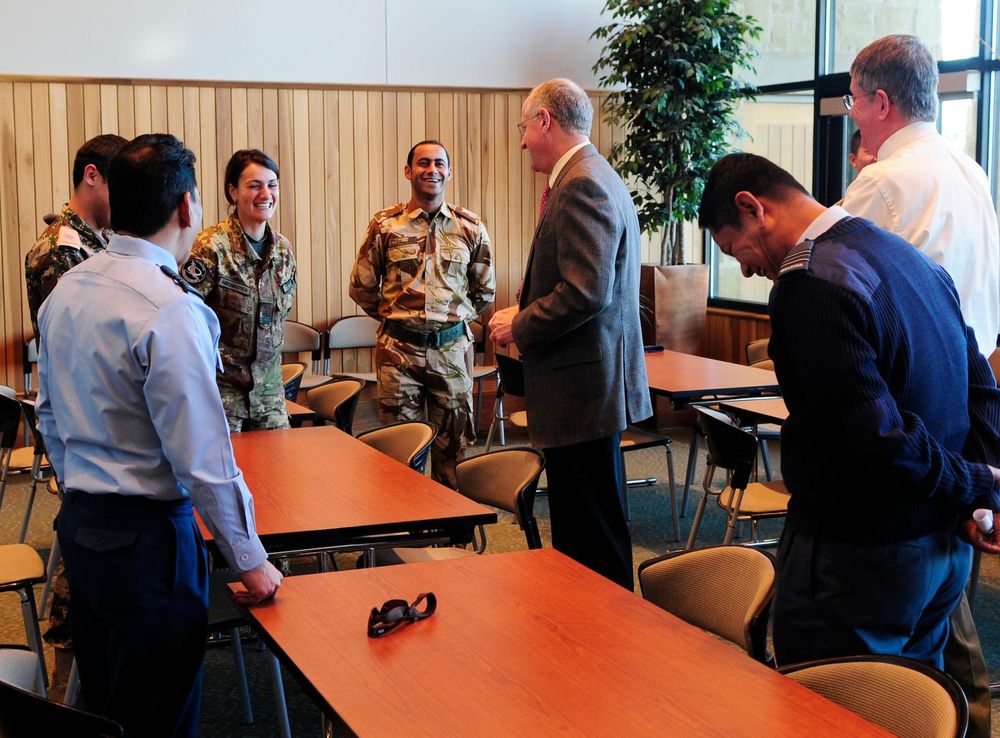 Congressman Conaway meets with Goodfellow IMSO > Goodfellow Air Force Base  > Article Display