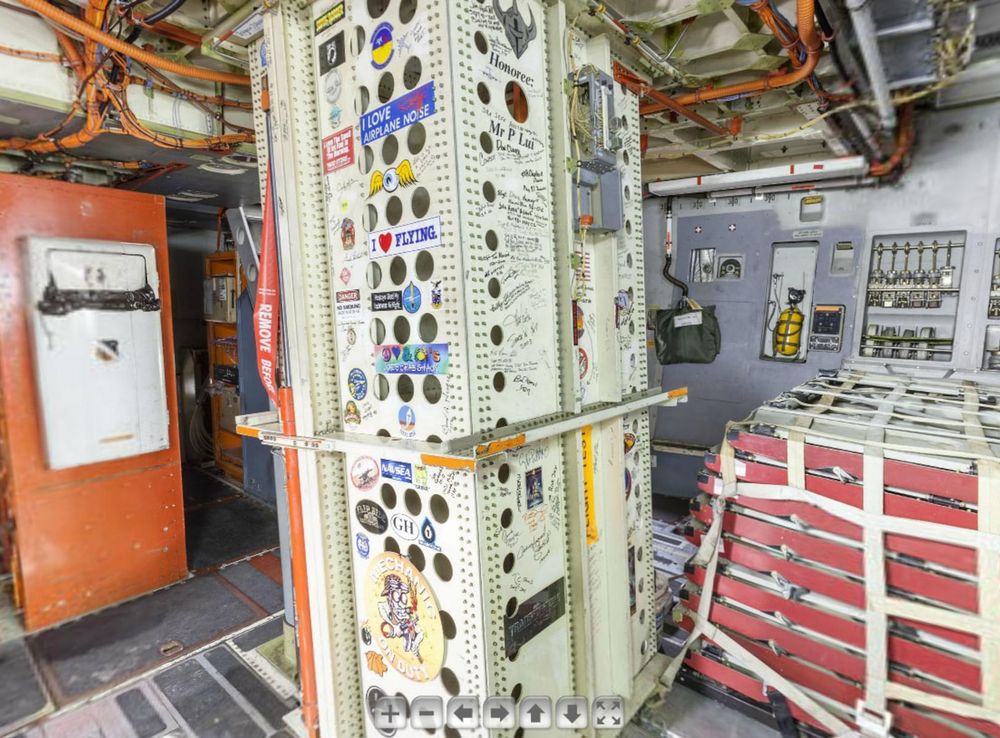 Explore 'movie star' C-17, other aircraft interiors on museum app, virtual  tour > National Museum of the United States Air Force™ > Article Display