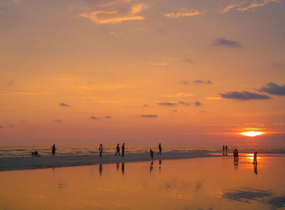 File:Tidepool and people at sunset, Honeymoon Island State Park, Florida -  panoramio.jpg - Wikimedia Commons