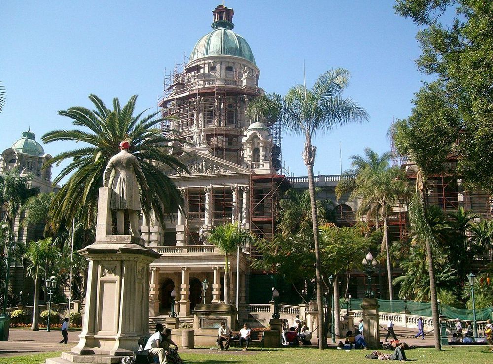 File:Durban City Hall, 263 West Street, Durban. 1883. Has Merorial Gardens  too. 02.JPG - Wikimedia Commons