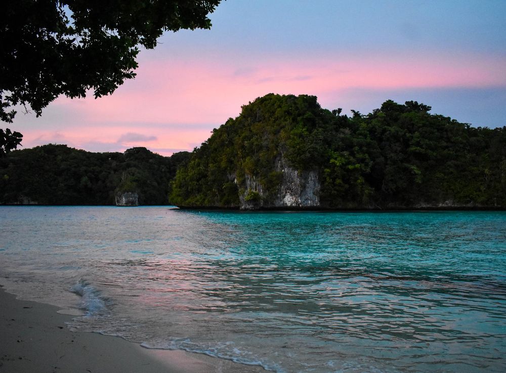 File:Sunset At Palau Rock Islands (254017453).jpeg - Wikimedia Commons