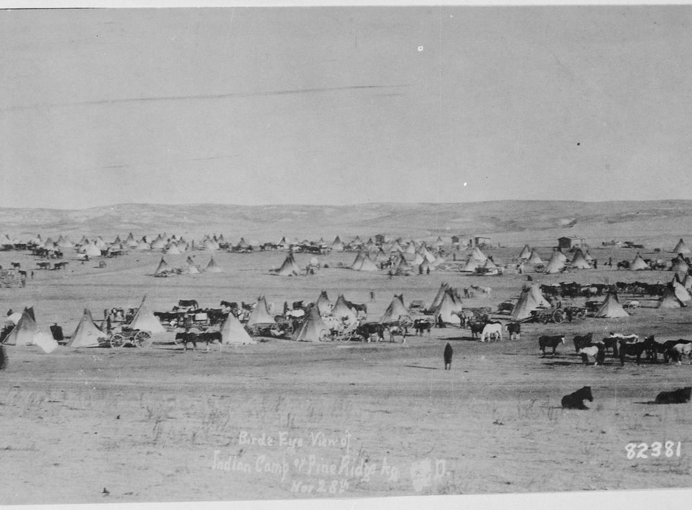 File:Bird's eye view of Sioux camp at Pine Ridge, South Dakota, 11-28-1890  - NARA - 530802.jpg - Wikimedia Commons