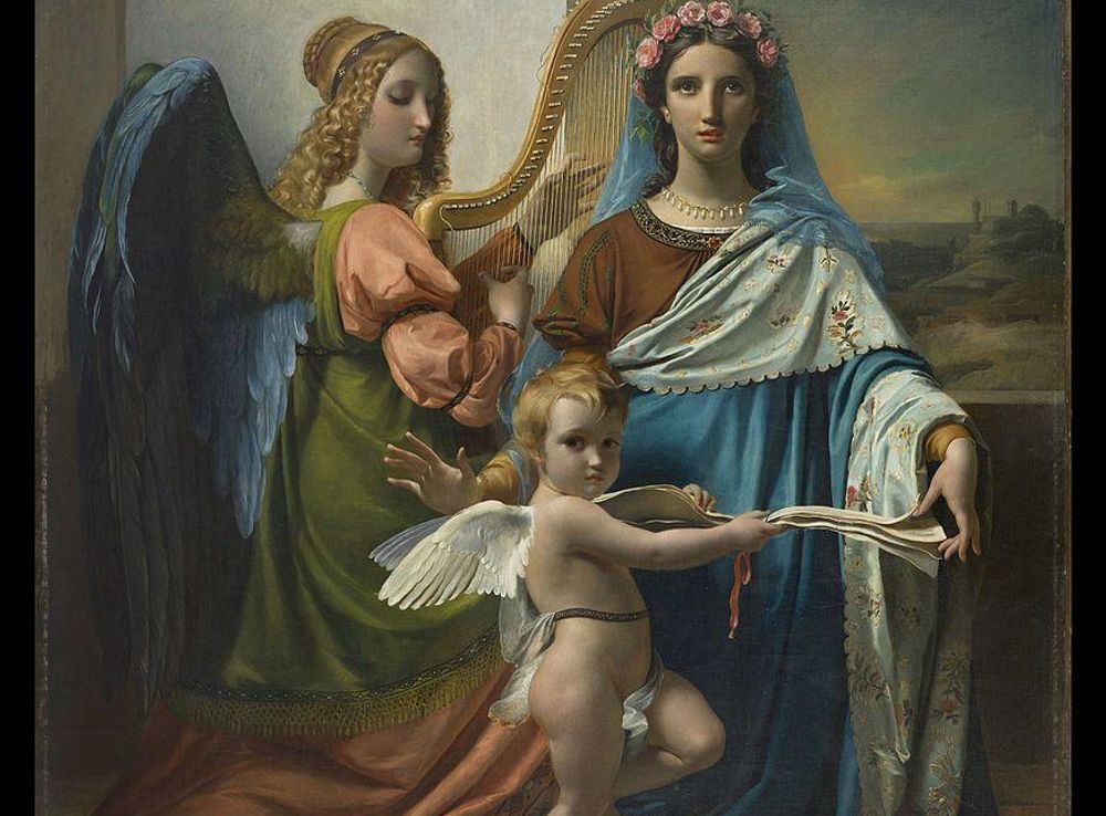 File:François-Joseph Navez - Saint Cecilia of Rome, 1824.jpeg - Wikimedia  Commons