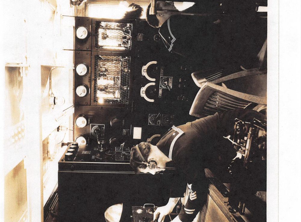 Radio room of a 250-Foot Lake Class Cutter