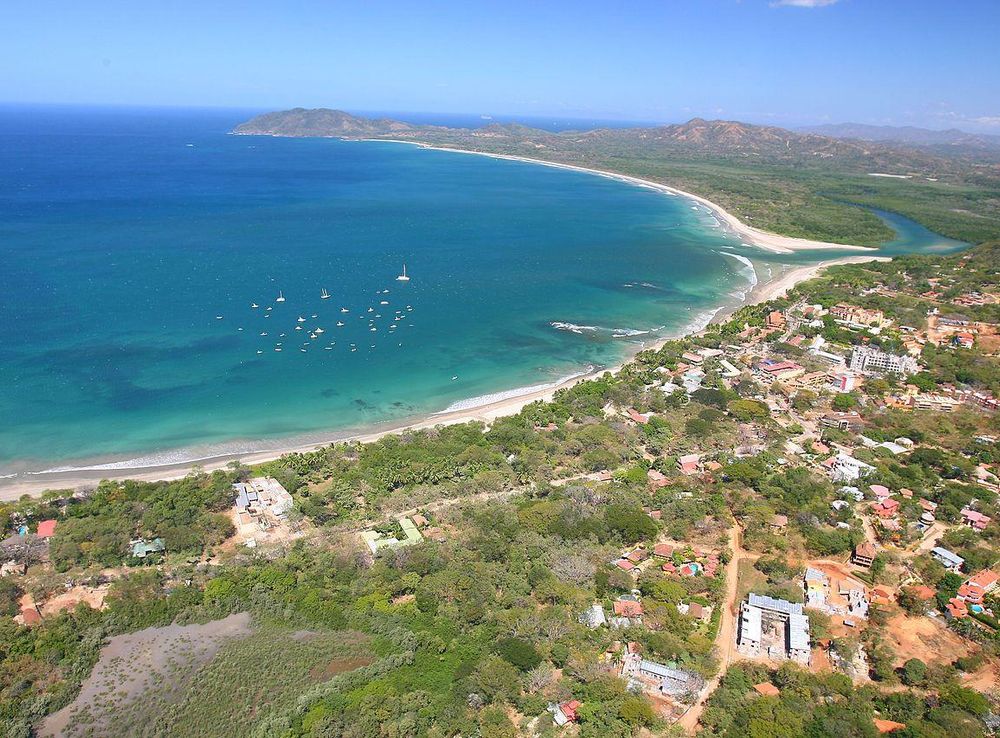 Archivo:Costa Rica Playa Tamarindo and Grande 2007 aerial photograph  tamarindowiki.JPG - Wikipedia, la enciclopedia libre