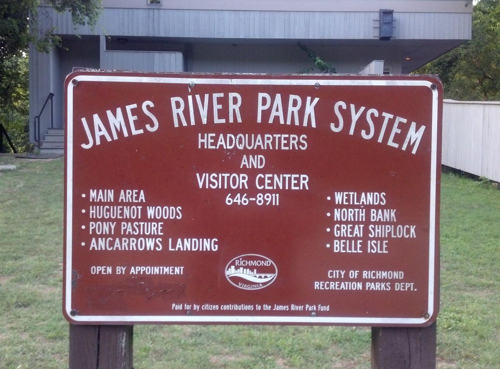 File:James River Park Headquarters sign.jpg - Wikimedia Commons