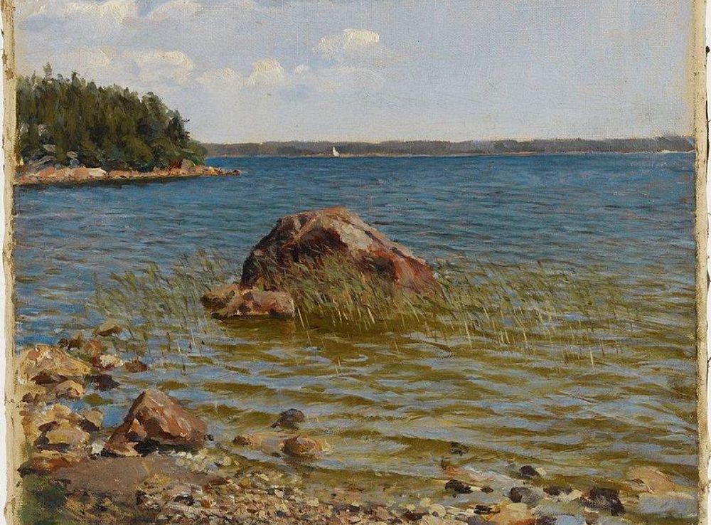 Beach Oil Paintings Public Domain Images | Free Photos, PNG Stickers,  Wallpapers & Backgrounds - rawpixel