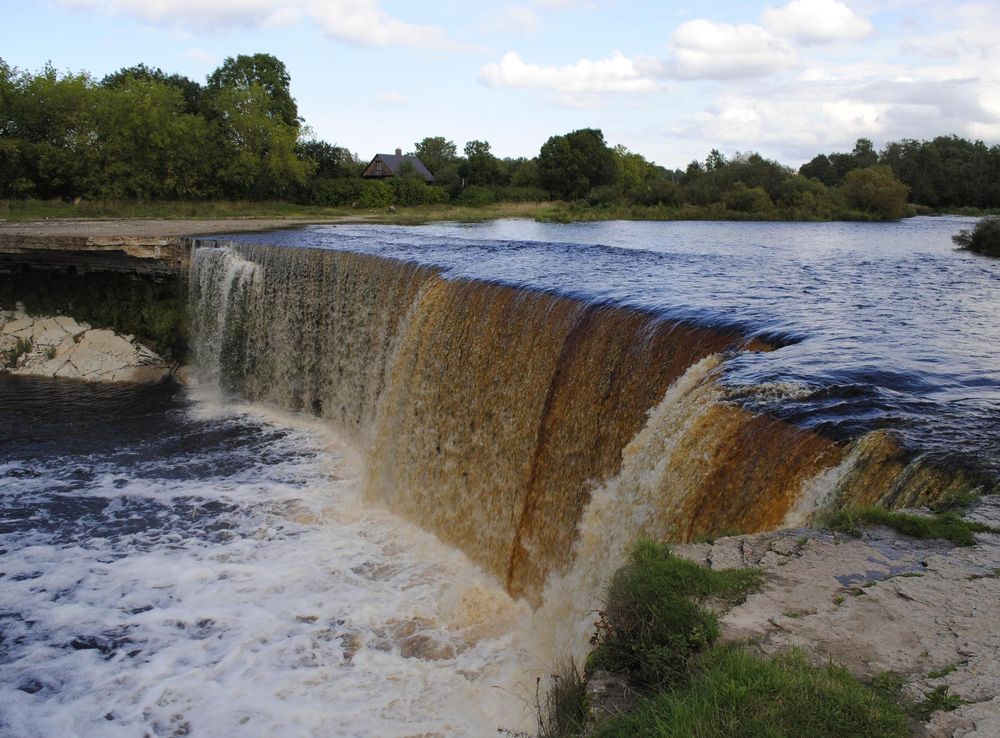 File:Estonia Jägala Waterfalls (Jägala Juga) Summer 2014 (1).JPG -  Wikimedia Commons