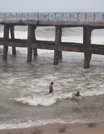 File:Pondicherry, Promenade Beach, Bay ...