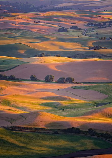 File:Evening Sunset At Steptoe Butte ...