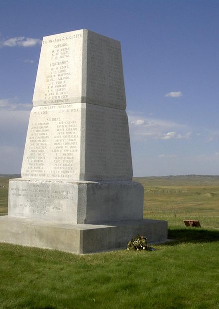 Little Bighorn memorial obelisk.jpg ...