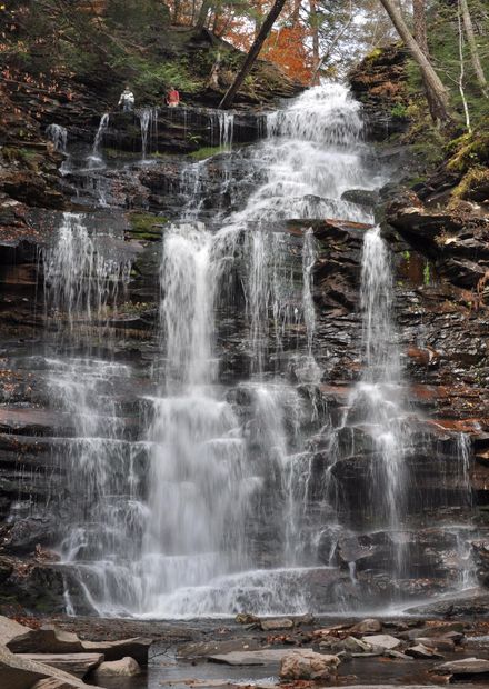 File:Ganoga Falls, Ricketts Glen, in ...