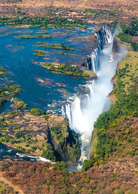 File:Aerial view of Victoria Falls ...