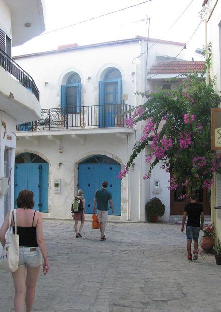 Street in Panormo, Rethymno, Crete.JPG ...