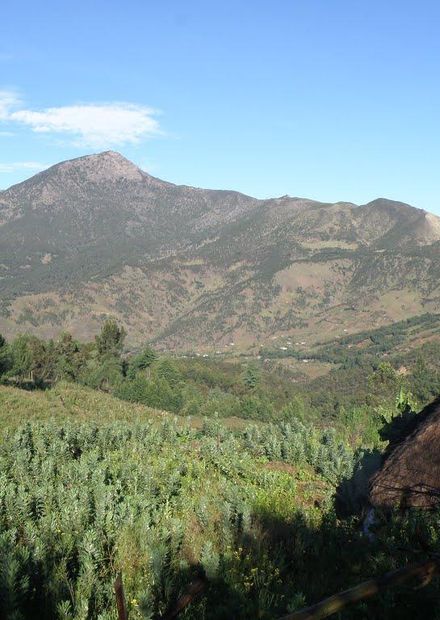File:View to Mt Tatamailau, Ainaro on a ...