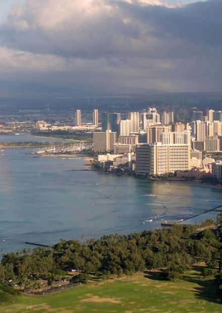 Abruozdielis:Waikiki view from Diamond ...