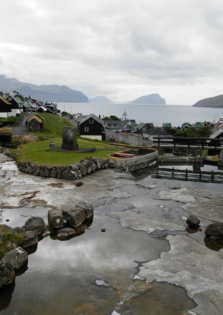 File:Kvívík Faroe Islands the river and ...
