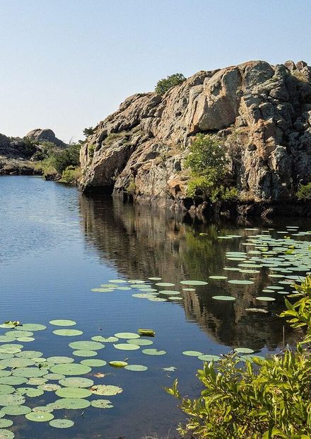 File:Treasure Lake, Wichita Mountains ...