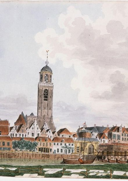 J.A. Knip - Gezicht op Deventer.jpg ...