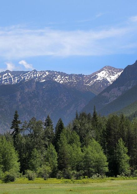 File:Cabinet Mountains from Bull River ...