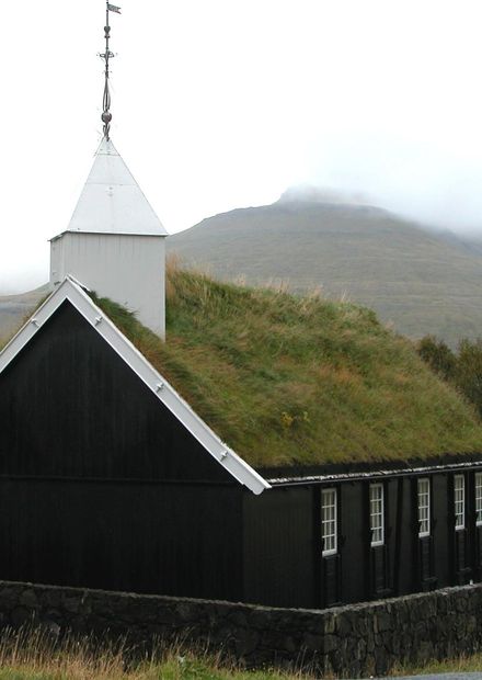 File:Church of Hvalvík, Faroe Islands ...