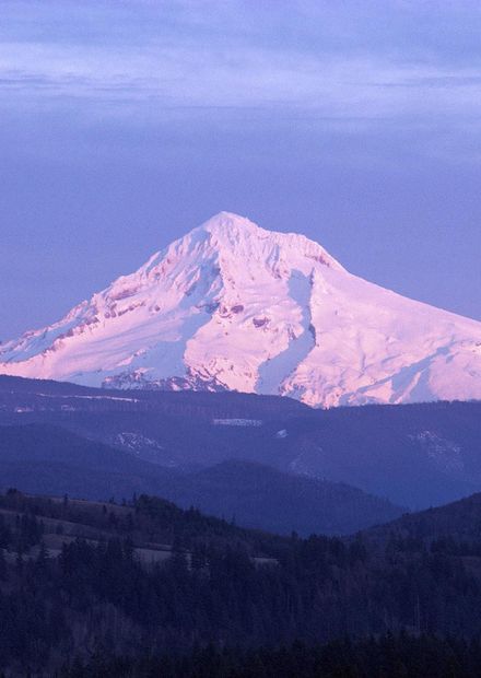 Mount Hood at Sunrise in Oregon image ...