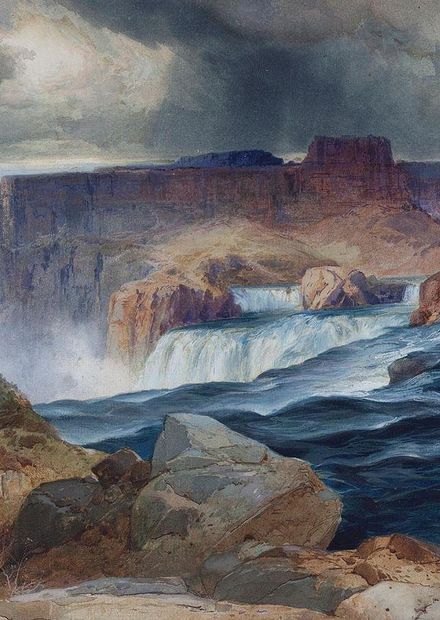 File:Shoshone Falls Idaho Thomas Moran ...