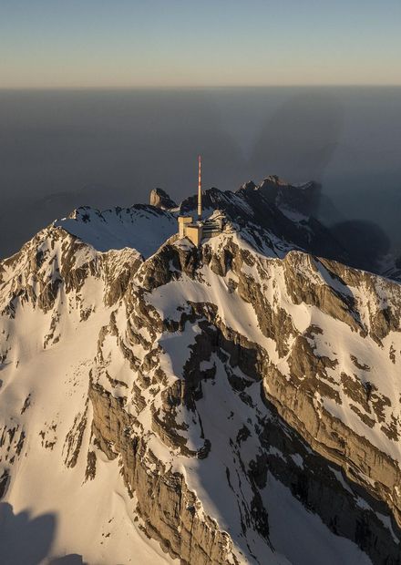 File:Säntis mountain by sunset.jpg ...