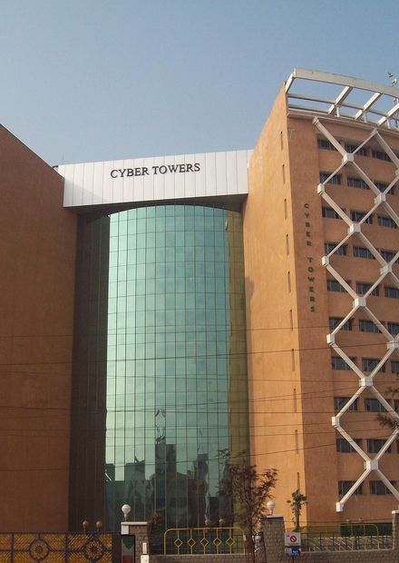 Cyber Towers Madhapur Hyderabad.jpg ...