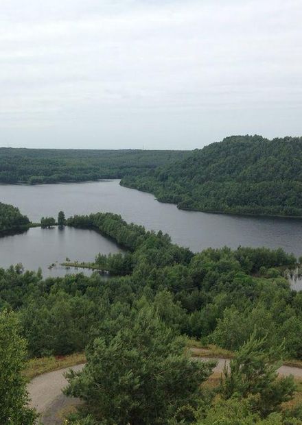 File:View from terril on lake and ...