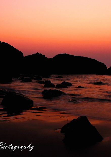 File:Sunset on Vagator beach,Goa.jpg ...