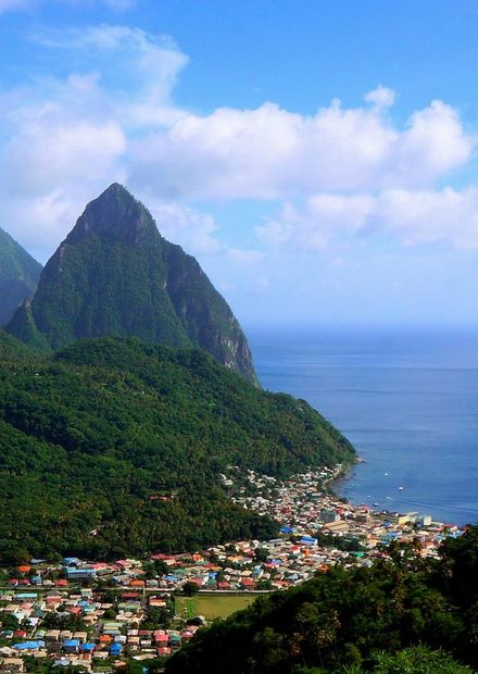 File:Gros Piton and Petit Piton in ...